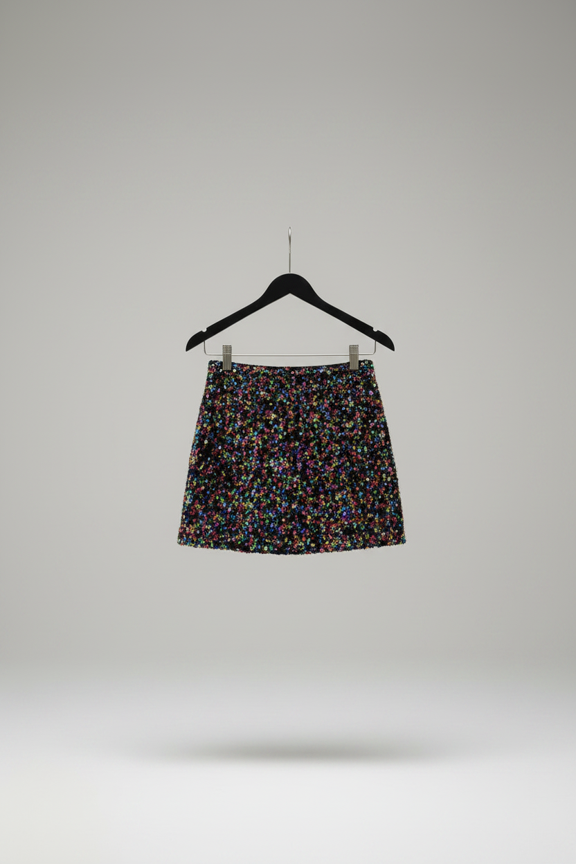 Minifalda lentejuelas